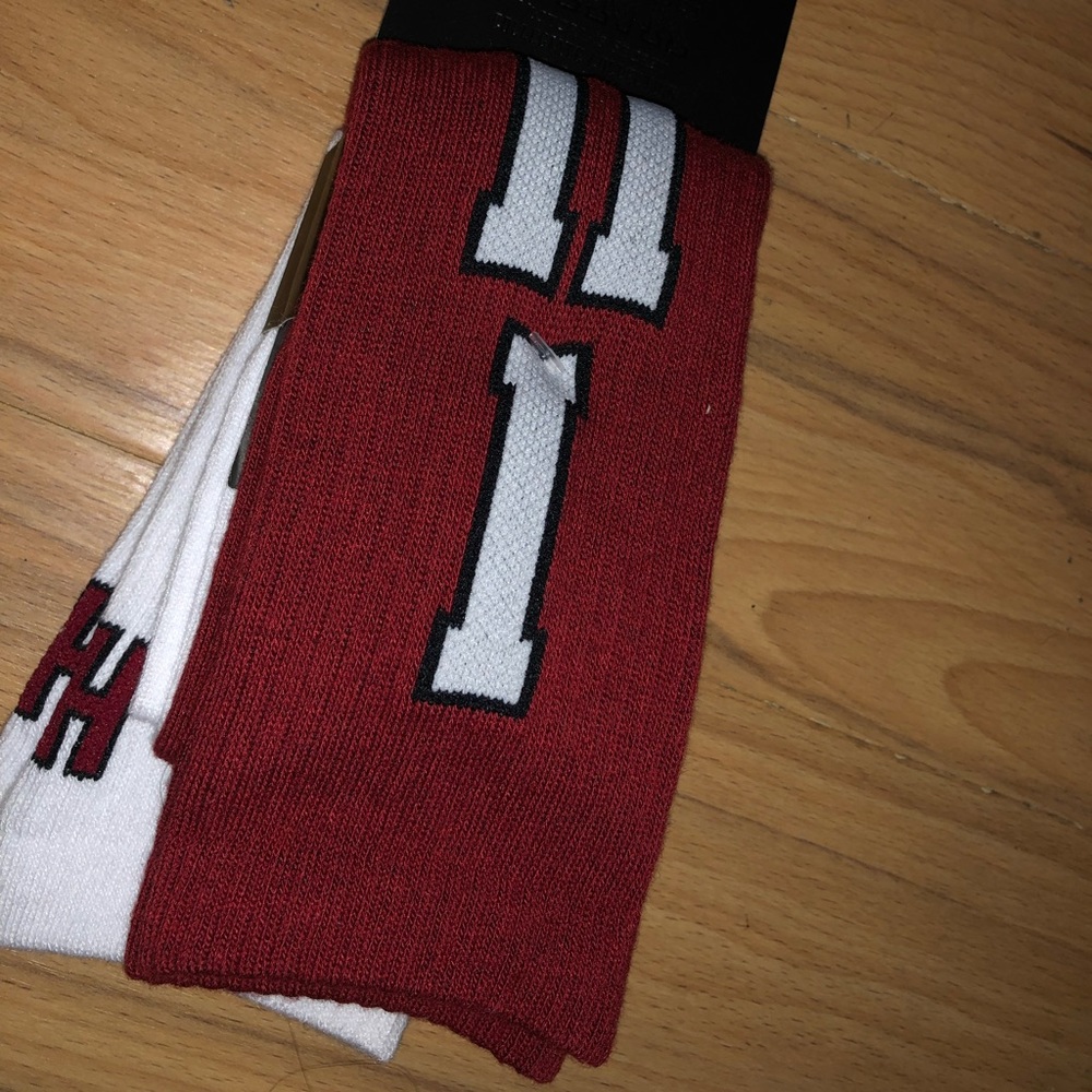pink IU socks!
